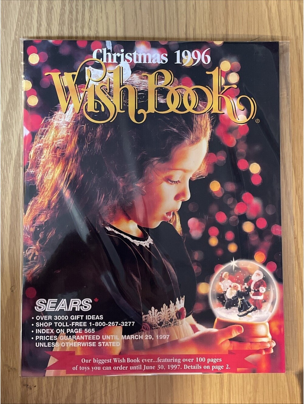 Sears Wish Book 1996 Cover PRINT Christmas XMAS 8.5" x 11"